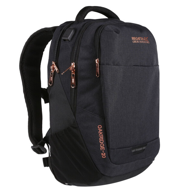 Regatta Unisex rugzak oakridge 20l voor volwassenen UTRG6318_blackrosegold large