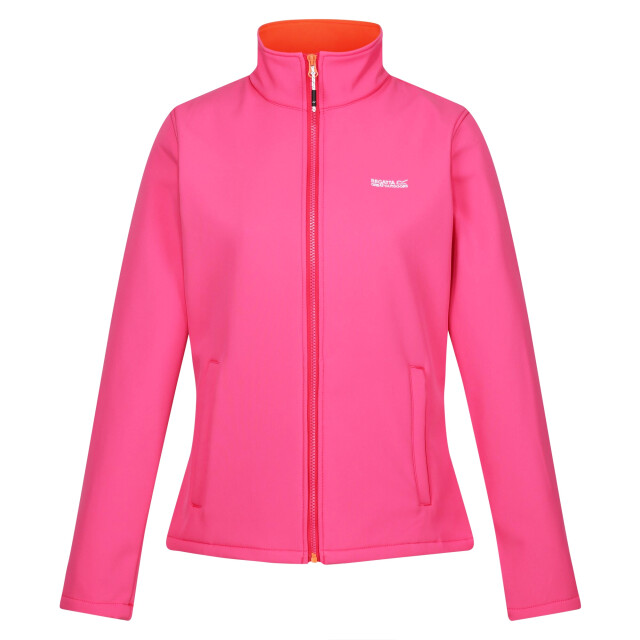 Regatta Dames connie v softshell wandeljack UTRG5975_flamingopinksatsuma large