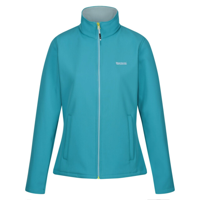 Regatta Dames connie v softshell wandeljack UTRG5975_tahoebluebleachedaqua large