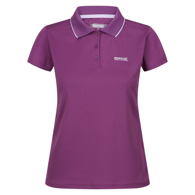 Regatta Dames maverick v polo shirt UTRG4979_sunsetpurple large