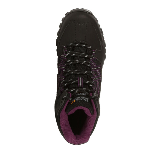 Regatta Vrouwen/dames edgepoint waterdichte wandelschoenen UTRG4575_blackprune large