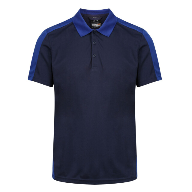Regatta Herencontrast coolweave polo shirt UTFK2994_navynewroyal large
