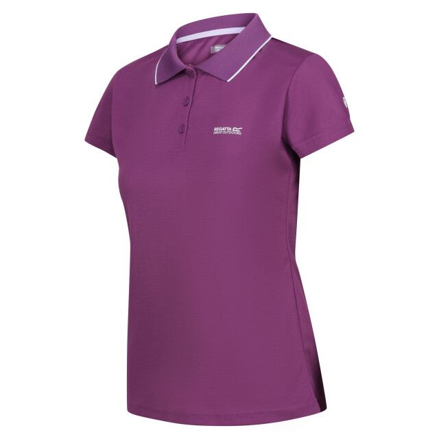 Regatta Dames maverick v polo shirt UTRG4979_sunsetpurple large