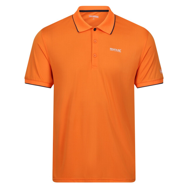 Regatta Heren remex ii polo shirt UTRG4217_persimmonsolid large
