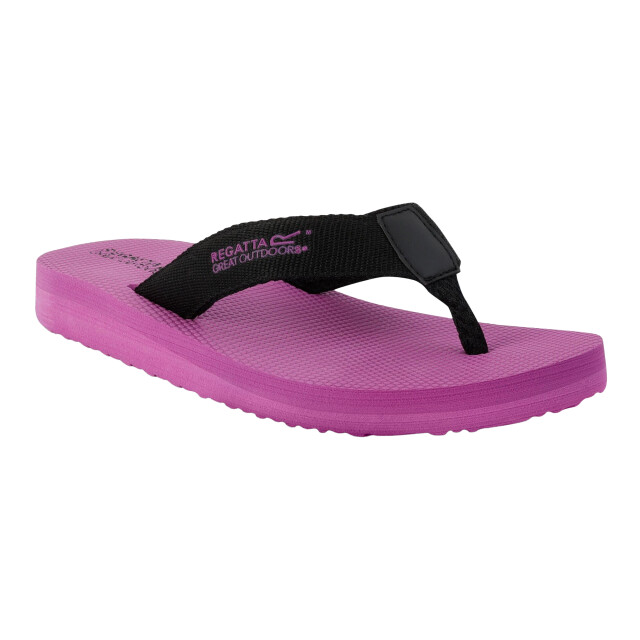 Regatta Dames catarina teenslippers UTRG4268_blackradiantorchid large