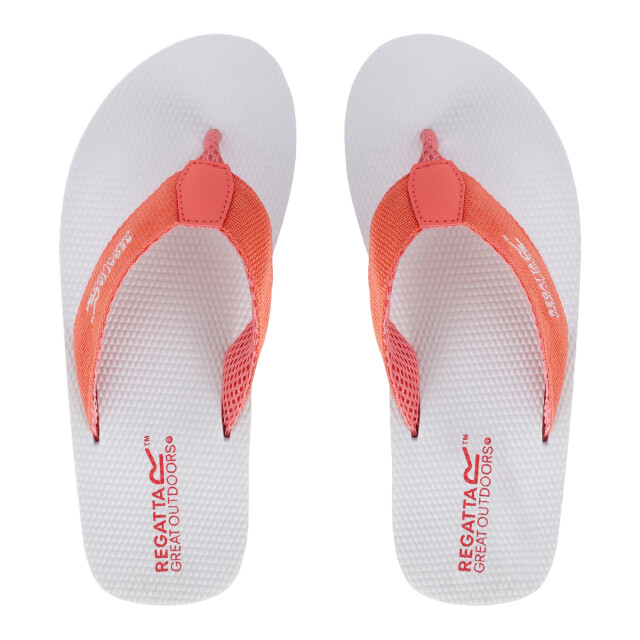 Regatta Dames catarina teenslippers UTRG4268_whiteshellpink large