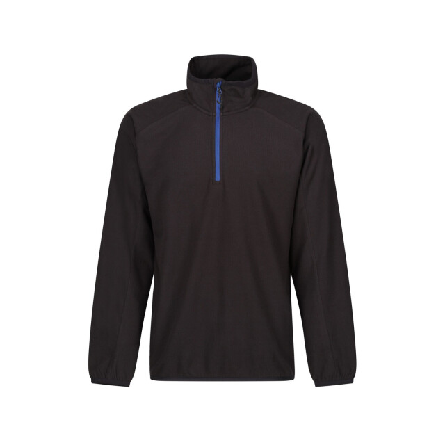 Regatta Heren navigate half zip fleece UTFK2984_blacknewroyal large