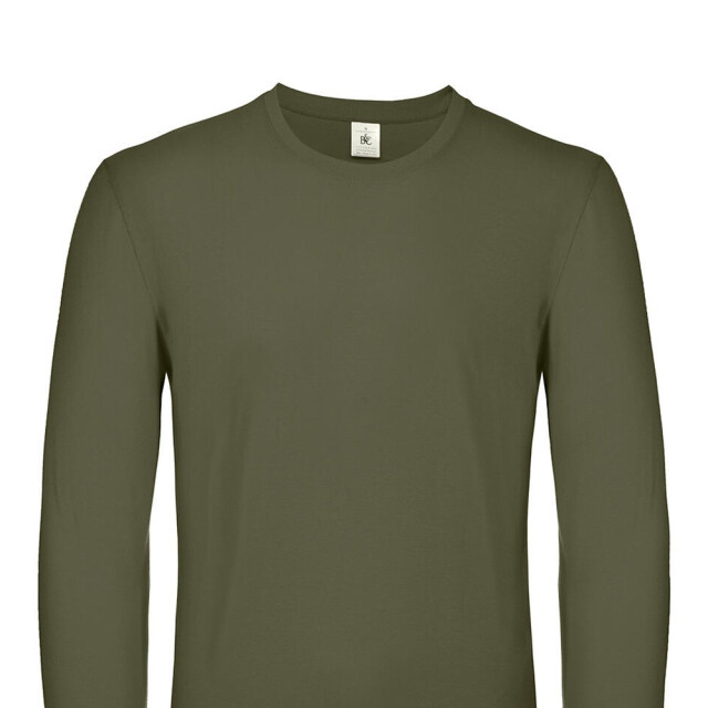 B and C Heren #e150 t-shirt met lange mouwen UTFK2966_urbankhaki large