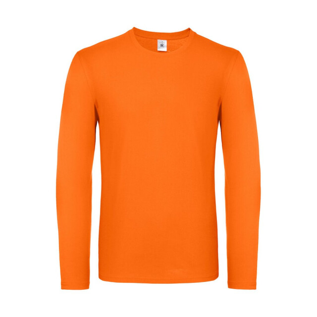 B and C Heren #e150 t-shirt met lange mouwen UTFK2966_orange large