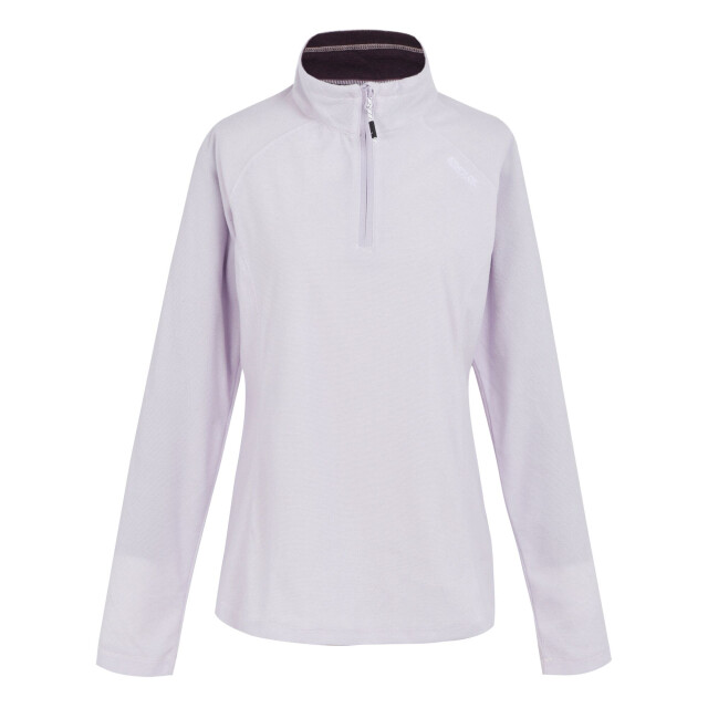 Regatta Geweldige outdoor dames montes half zip fleece top UTRG1953_lilacfrost large