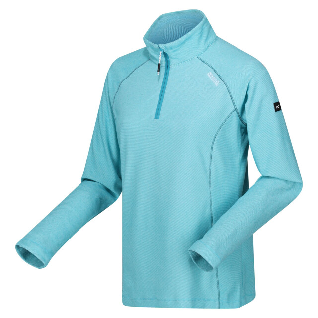 Regatta Geweldige outdoor dames montes half zip fleece top UTRG1953_tahoeblue large