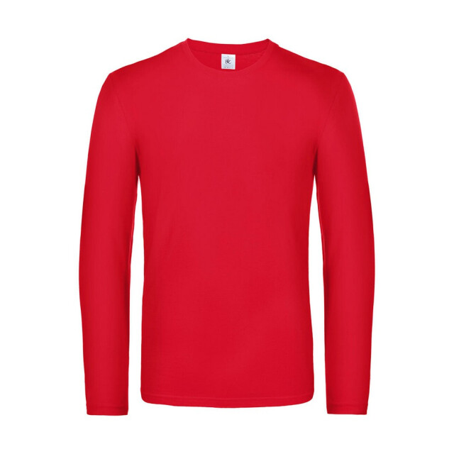 B and C Heren #e190 t-shirt met lange mouwen UTFK2970_red large
