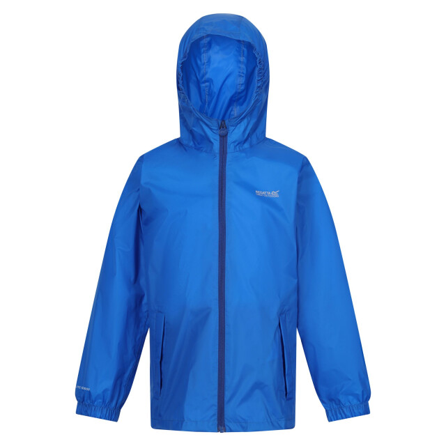 Regatta Groot buitenshuis kinderen/kinderen pakket it jasje iii waterdichte packaway zwart UTRG3209_oxfordbluenewroyal large