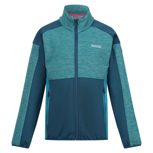 Regatta Kinder/kinder highton iii fleecejack UTRG10837_tahoebluemoroccanblue large