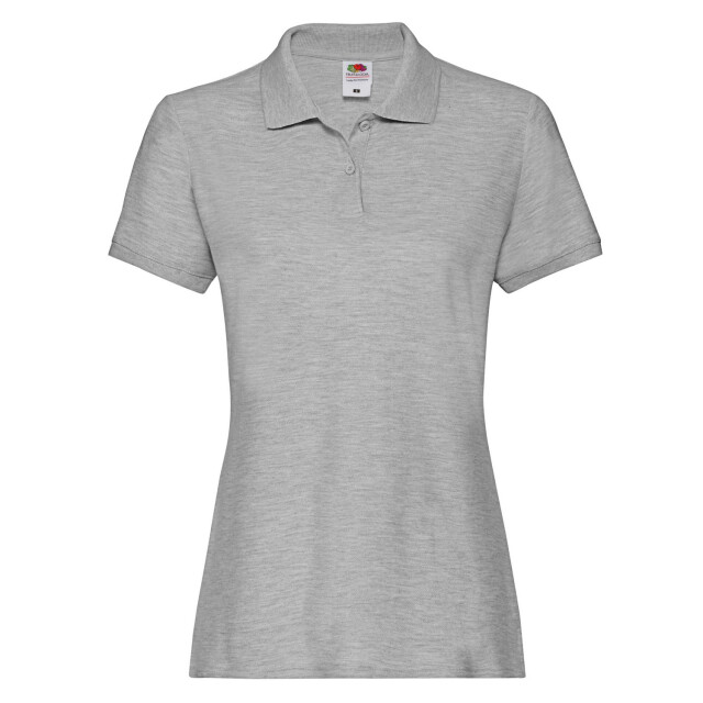 Fruit of the Loom Dames premium effen poloshirt UTFK2965_athleticheather large