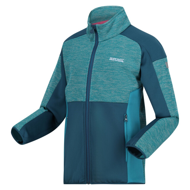 Regatta Kinder/kinder highton iii fleecejack UTRG10837_tahoebluemoroccanblue large