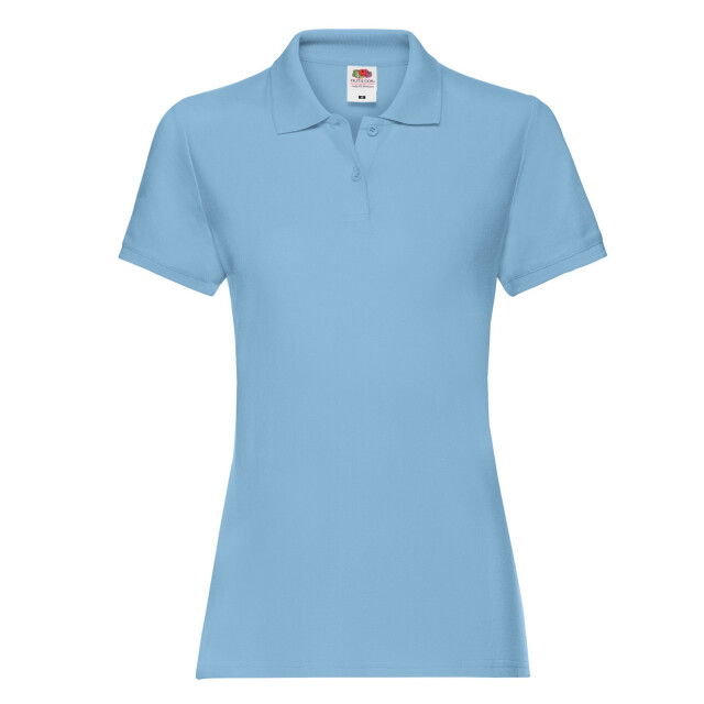 Fruit of the Loom Dames premium effen poloshirt UTFK2965_skyblue large