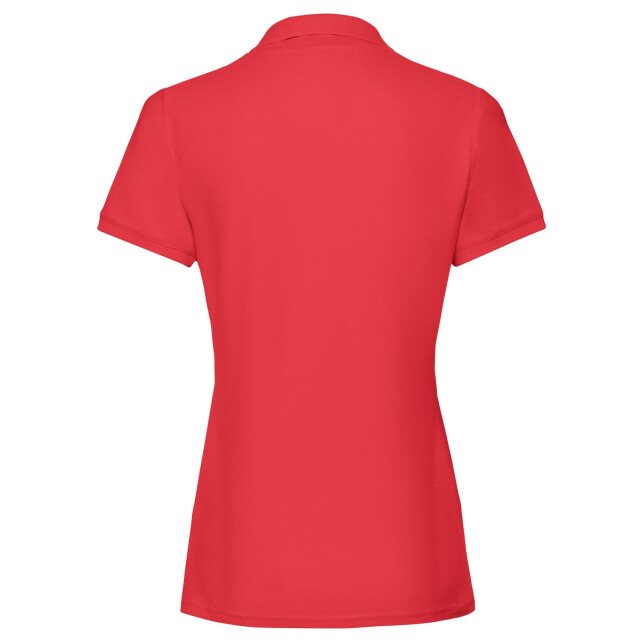 Fruit of the Loom Dames premium effen poloshirt UTFK2965_red large