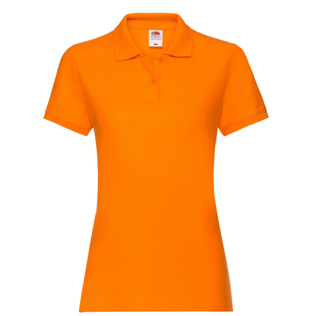 Fruit of the Loom Dames premium effen poloshirt UTFK2965_orange large