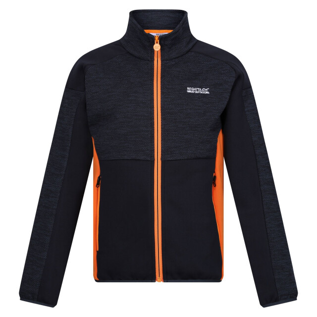 Regatta Kinder/kinder highton iii fleecejack UTRG10837_navypersimmon large