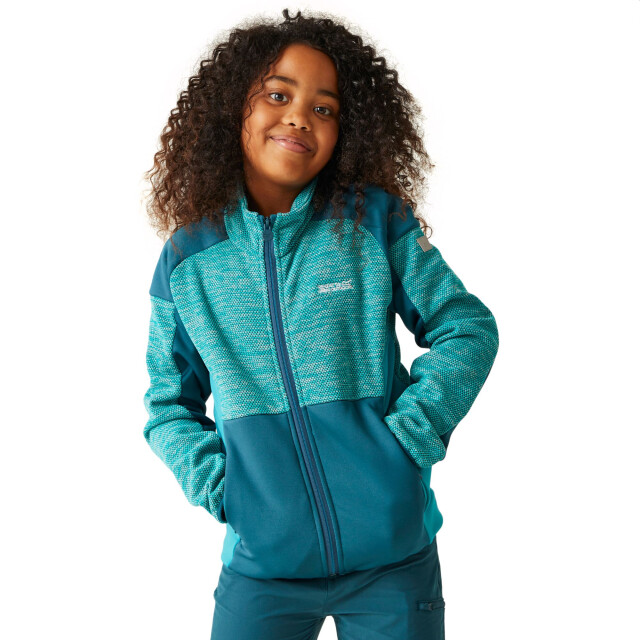 Regatta Kinder/kinder highton iii fleecejack UTRG10837_tahoebluemoroccanblue large