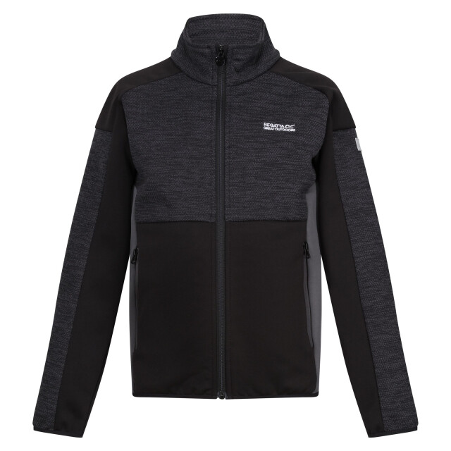 Regatta Kinder/kinder highton iii fleecejack UTRG10837_sealgreyblack large