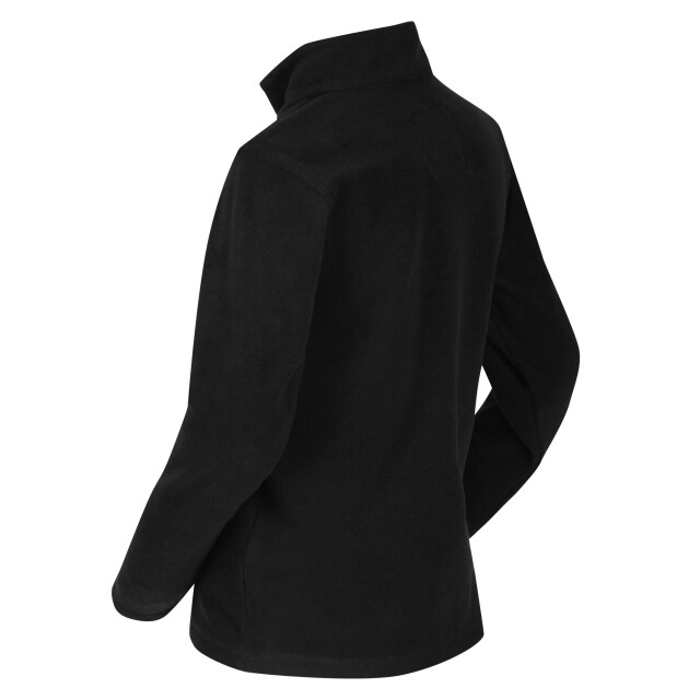Regatta Geweldige outdoors kinder hot shot ii half zip fleece hoodie UTRG1422_black large