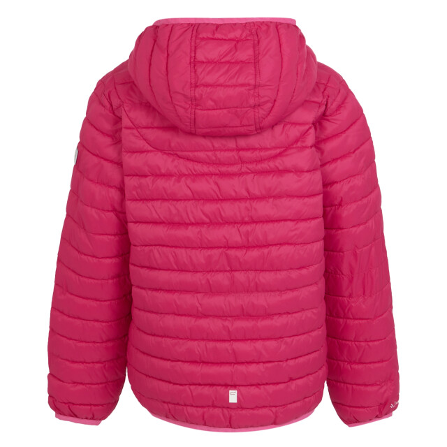 Regatta Childrens/kids hillpack ii gewatteerde jas met capuchon UTRG10829_pinkpotion large