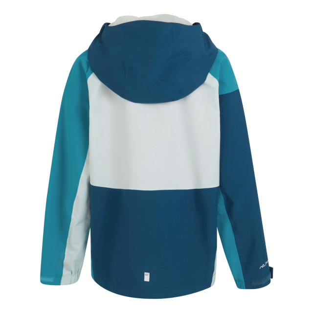 Regatta Kinder/kids highton v full zip hoodie UTRG10843_moroccanbluetahoeblue large