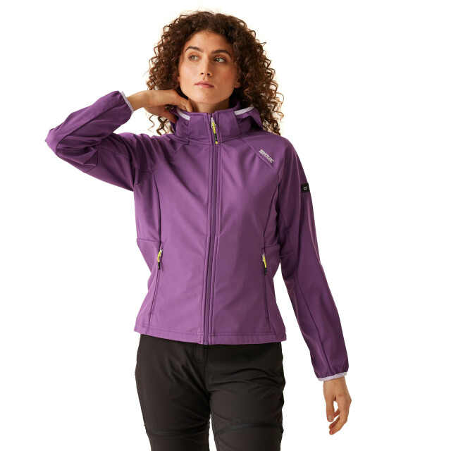 Regatta Dames bourda zachte shell jas UTRG10790_sunsetpurplelilacfrost large