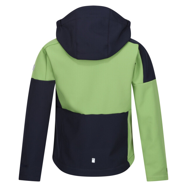 Regatta Soft shell jas kinderen/kinderen vii UTRG10798_piquantgreennavy large