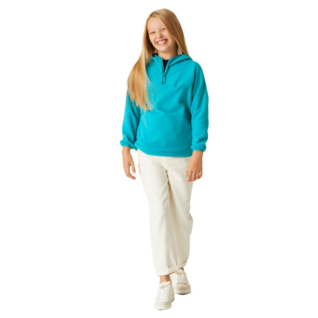 Regatta Kinderen/kinderen fayley fleece hoodie UTRG10800_tahoeblue large