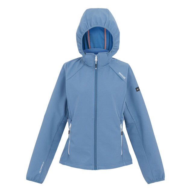 Regatta Dames bourda zachte shell jas UTRG10790_coronetbluewhite large