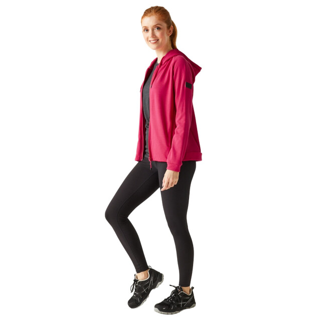 Regatta Dames flamino full zip fleecejack UTRG10776_pinkpotion large