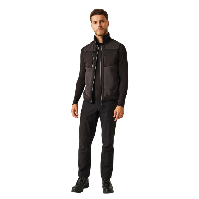 Regatta E-volve stretch hybride bodywarmer heren UTFK2946_ashblack large