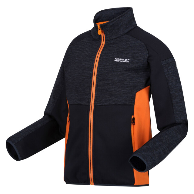 Regatta Kinder/kinder highton iii fleecejack UTRG10837_navypersimmon large