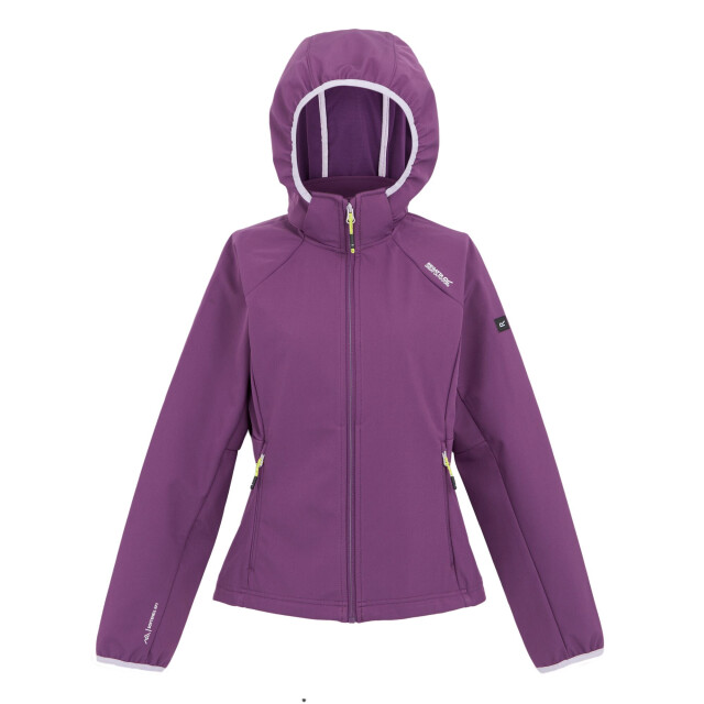 Regatta Dames bourda zachte shell jas UTRG10790_sunsetpurplelilacfrost large