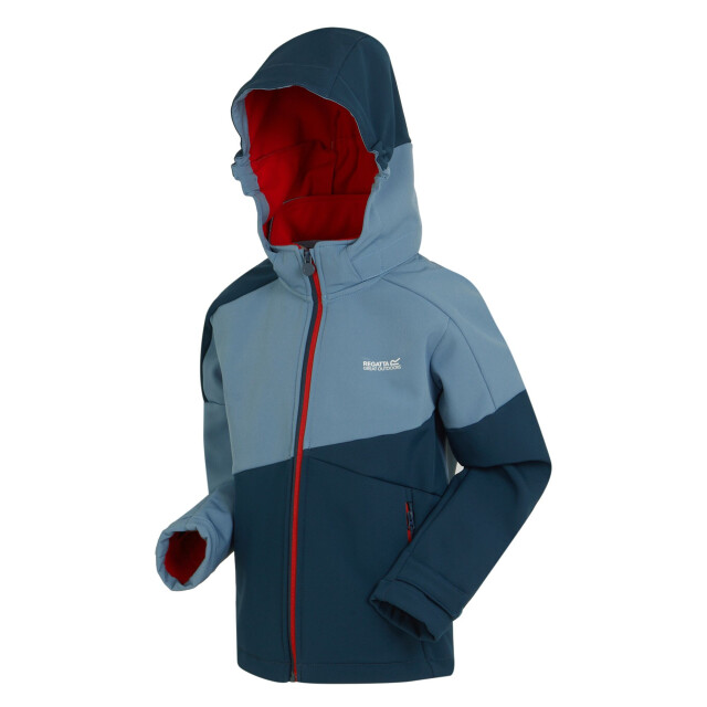 Regatta Soft shell jas kinderen/kinderen vii UTRG10798_coronetbluemoonlightdenim large