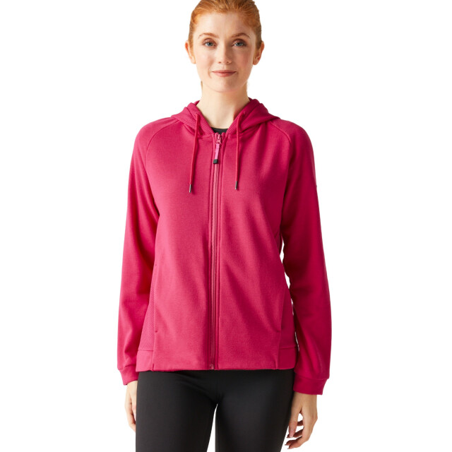 Regatta Dames flamino full zip fleecejack UTRG10776_pinkpotion large
