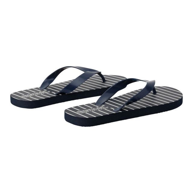 Regatta Dames bali stripe teenslippers UTRG10762_navy large