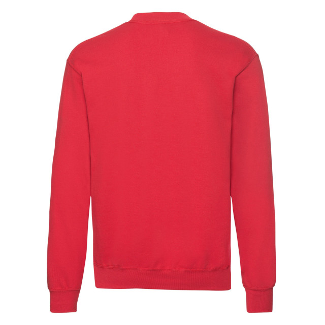 Fruit of the Loom Heren klassiek ingelegd sweatshirt UTFK2945_red large