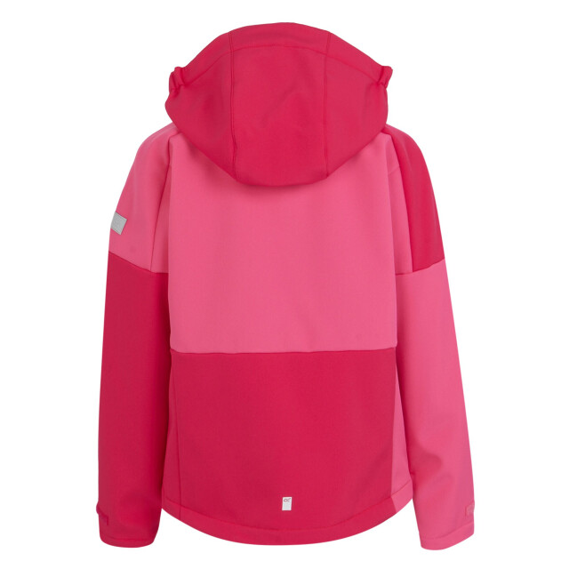 Regatta Soft shell jas kinderen/kinderen vii UTRG10798_flamingopinkpinkpotion large