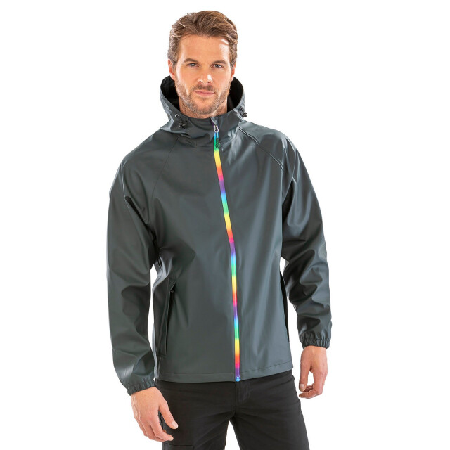Result Heren prism pu waterdichte jas UTFK2920_blackolive large