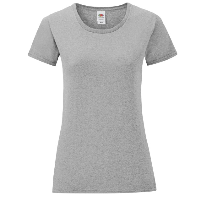 Fruit of the Loom Dames iconisch 150 t-shirt UTFK2930_athleticheather large
