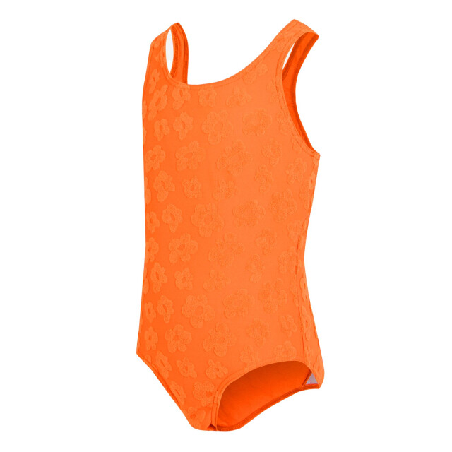 Regatta Eendelig katrisse floral badpak met textuur voor meisjes UTRG10749_satsuma large