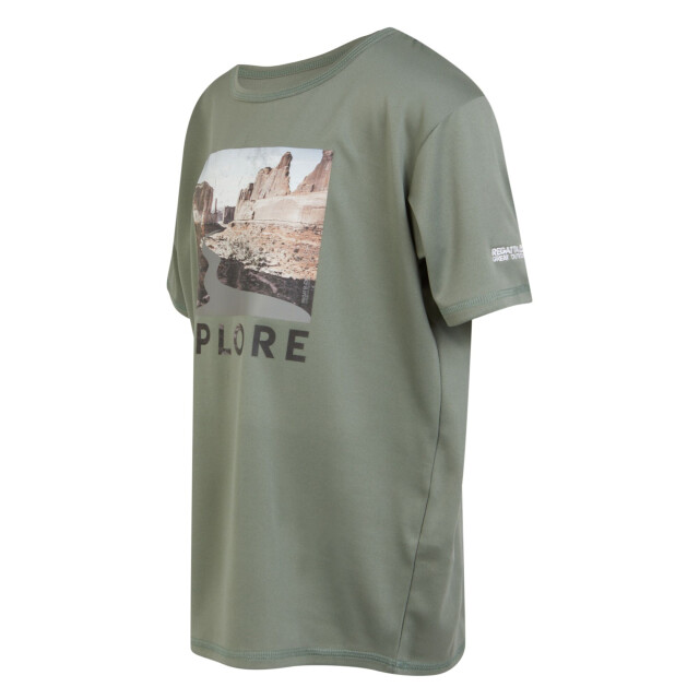 Regatta Kinderen/kinderen alvardo viii landschap t-shirt UTRG10751_agavegreen large