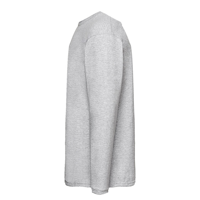 Fruit of the Loom Heren valueweight heather t-shirt met lange mouwen UTFK2916_heathergrey large