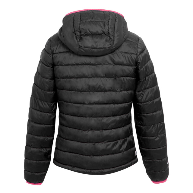 Regatta Dames hillpack ii gewatteerd jack met capuchon UTRG10740_blackpinkpotion large