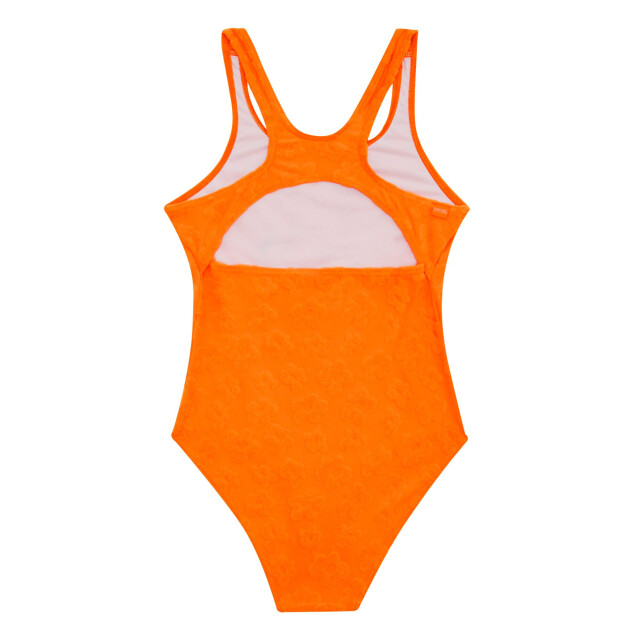 Regatta Eendelig katrisse floral badpak met textuur voor meisjes UTRG10749_satsuma large