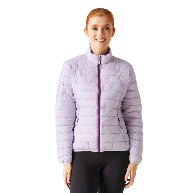 Regatta Dames hillpack ii geïsoleerde gewatteerde jas UTRG10738_lilacfrostsunsetpurple large